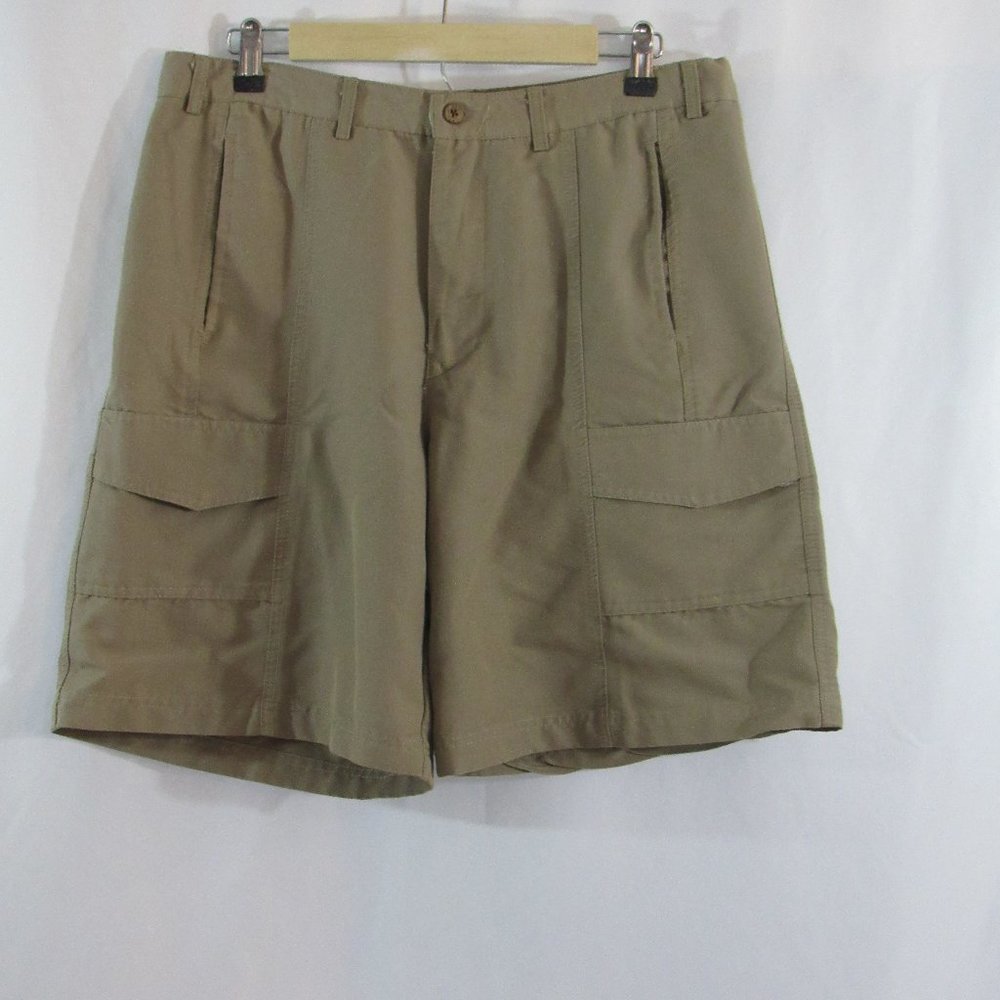 Khaki Brown Cargo Shorts - Men's size 36 - Joe Marlin Original Outfitters